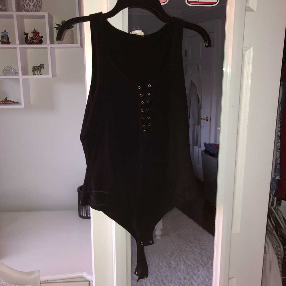 Garage black bodysuit